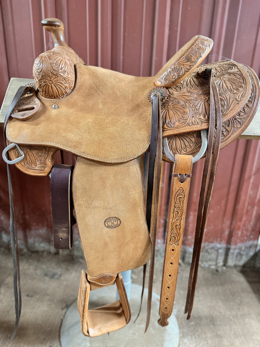 Saddle 14” Cowboy Tree Rough Out