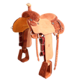 Load image into Gallery viewer, Saddle 15 MTM 3/4 Tooled