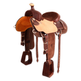 Load image into Gallery viewer, Saddle 14 OLIN YOUNG 7/8 Tooled