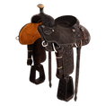 Load image into Gallery viewer, Saddle 13.5 OLIN YOUNG 7/8 Tooled