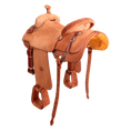 Load image into Gallery viewer, Saddle 15.5 OLIN YOUNG ROUGH OUT