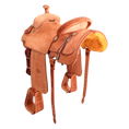 Load image into Gallery viewer, Saddle 14 OLIN YOUNG Rough Out