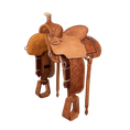 Load image into Gallery viewer, Saddle 14 CACTUS 3/4 Tooled