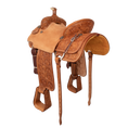 Load image into Gallery viewer, Saddle 14 CACTUS 3/4 Tooled