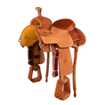 Load image into Gallery viewer, Saddle 13.5 BILLY HOG 3/4 Tooled