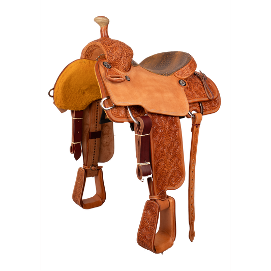 Saddle 15 BILLY HOG 3/4 Tooled