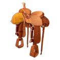 Load image into Gallery viewer, Saddle 14 MTM 7/8 Tooled