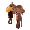 Load image into Gallery viewer, Saddle 15.5 CACTUS 7/8 Tooled