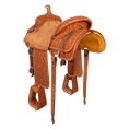 Load image into Gallery viewer, Saddle 15.5 OLIN YOUNG  7/8 Tooled