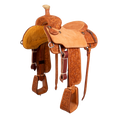 Load image into Gallery viewer, Saddle 16.5 MTM 7/8 Tooled