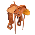Load image into Gallery viewer, Saddle 15 MTM 7/8 Tooled
