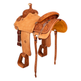 Load image into Gallery viewer, Saddle 15 OLIN YOUNG 1/2 Tooled