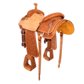 Load image into Gallery viewer, Saddle 15 MTM 7/8 Tooled