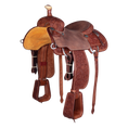 Load image into Gallery viewer, Saddle 15 MTM 3/4 Tooled