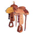 Load image into Gallery viewer, Saddle 16 MTM 3/4 tooled