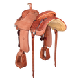 Load image into Gallery viewer, Saddle 14.5 MTM 3/4 Tooled