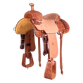 Load image into Gallery viewer, Saddle 14.5 MTM 3/4 Tooled