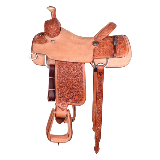 Saddle 14.5 OLIN YOUNG 1/2 Tooled
