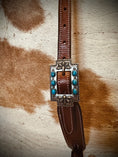 Load image into Gallery viewer, SPLIT EAR HEADSTALLS WITH TURQUOISE
