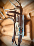 Load image into Gallery viewer, Browband Headstall W/ Turquoise

