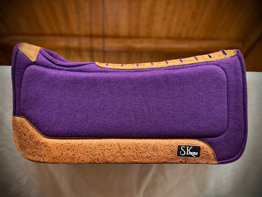 Purple / Tooled Havana Leathers ROM Pad - CA