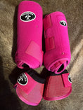 Load image into Gallery viewer, Magenta Sport Boots- Full set with Bell Boots
