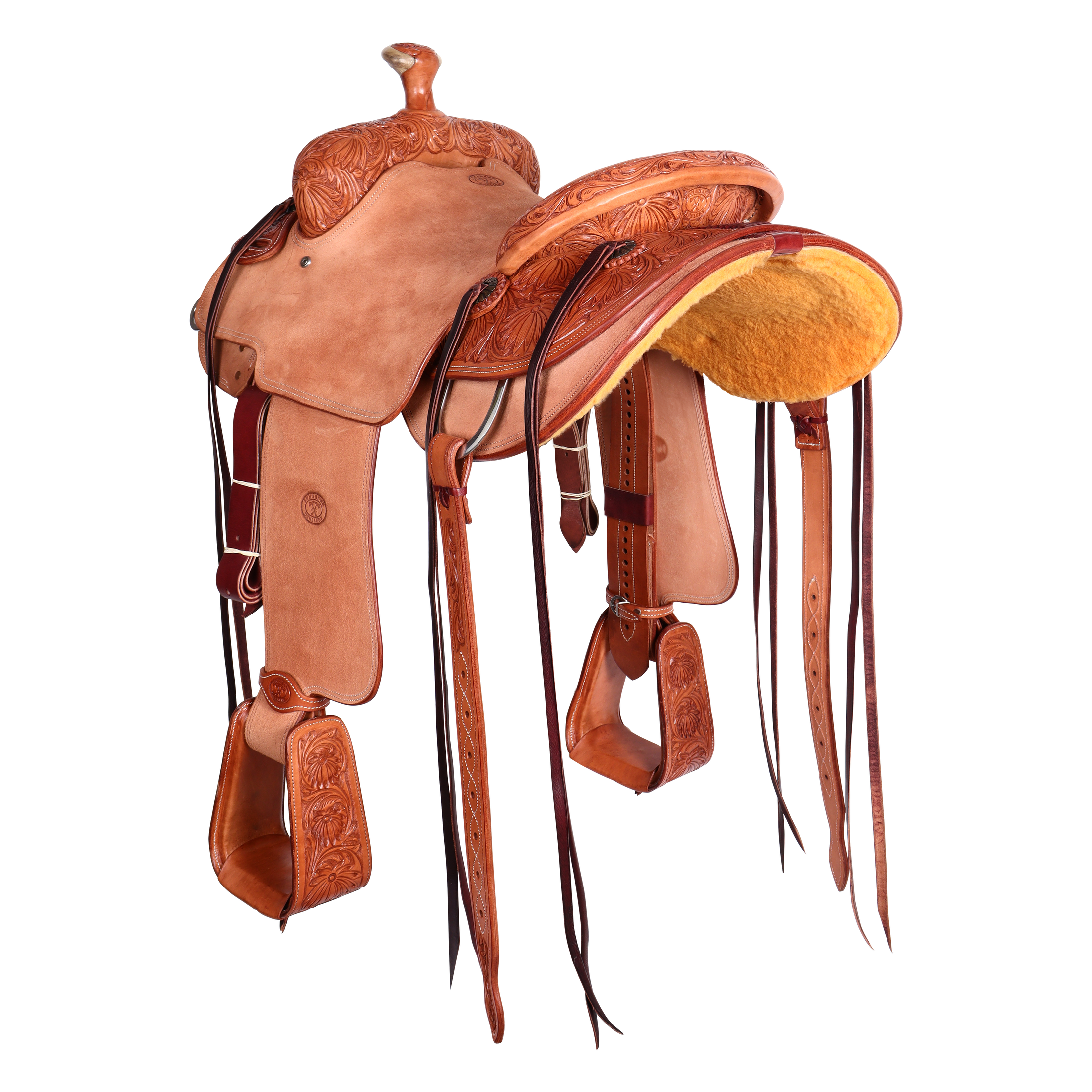Saddle 15,5 COWBOY 3/4 TOOLED