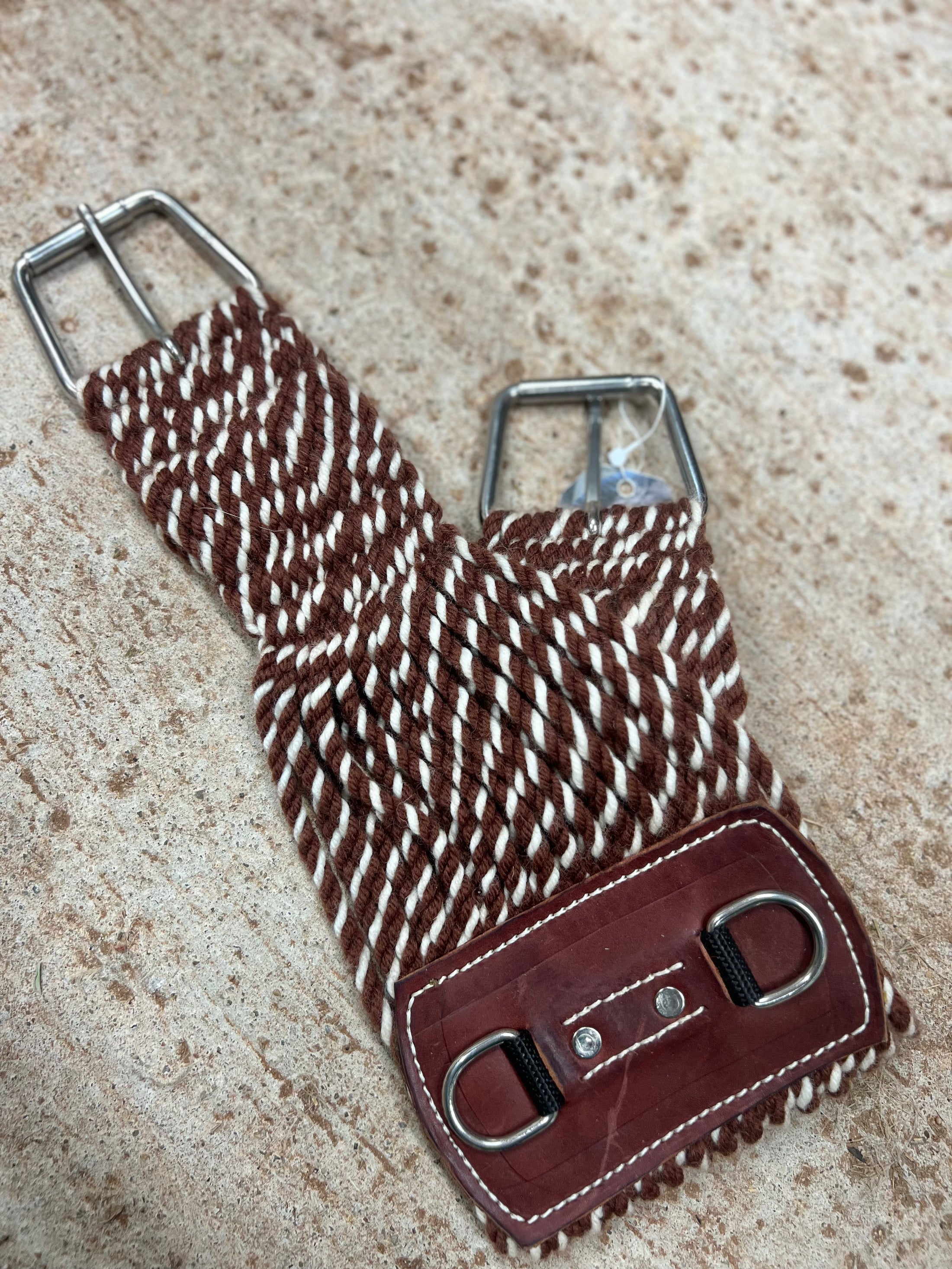 Brown & Cream Merino Cinch