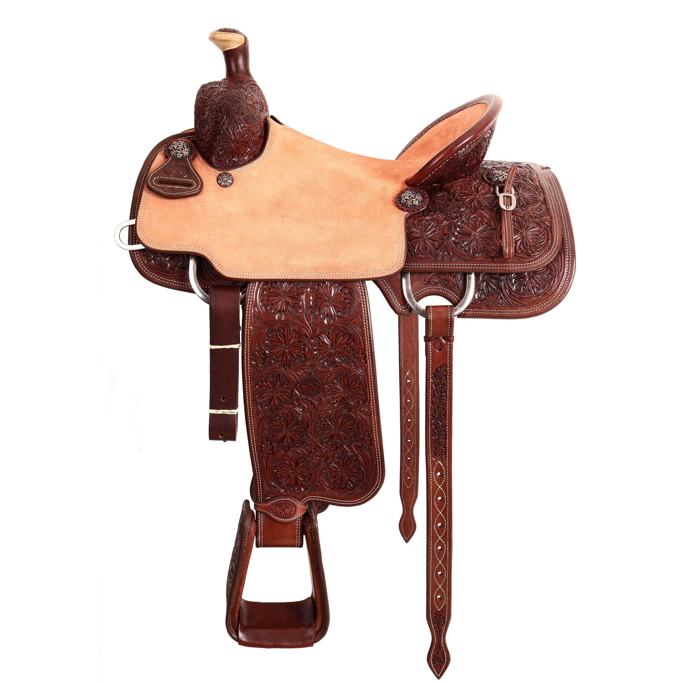 Saddle 14.5 OLIN YOUNG 7/8 Tooled