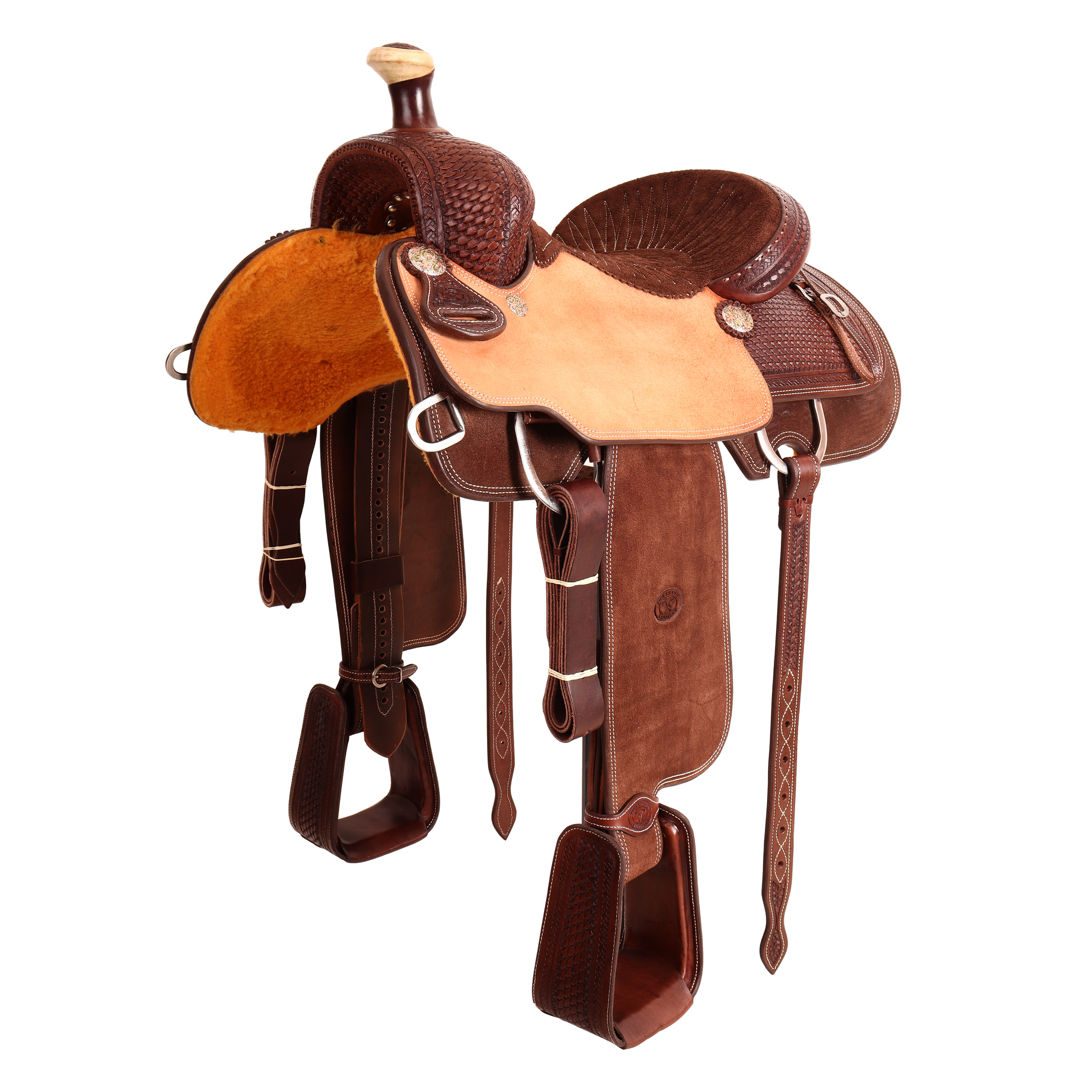 Saddle 15 OLIN YOUNG  7/8 Tooled