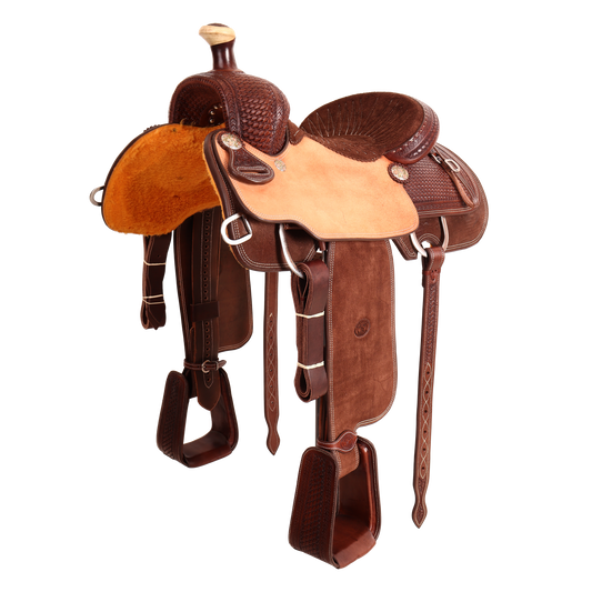 Saddle 15 OLIN YOUNG  7/8 Tooled