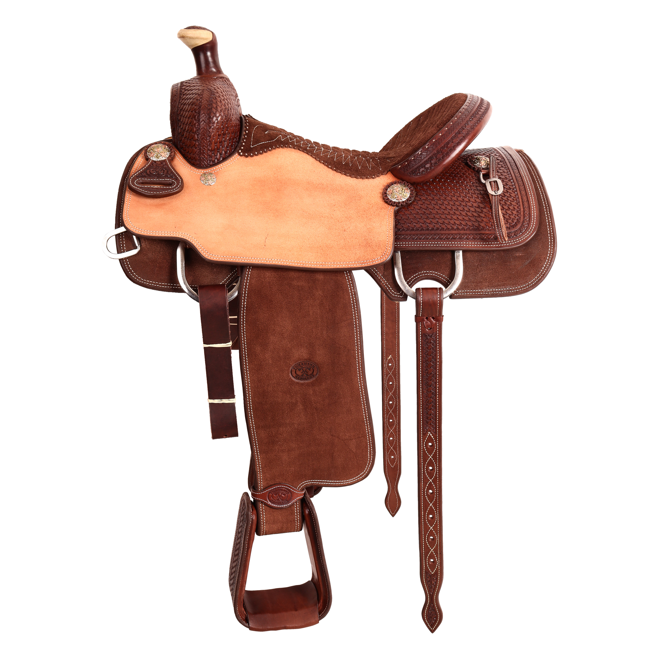 Saddle 15 OLIN YOUNG  7/8 Tooled