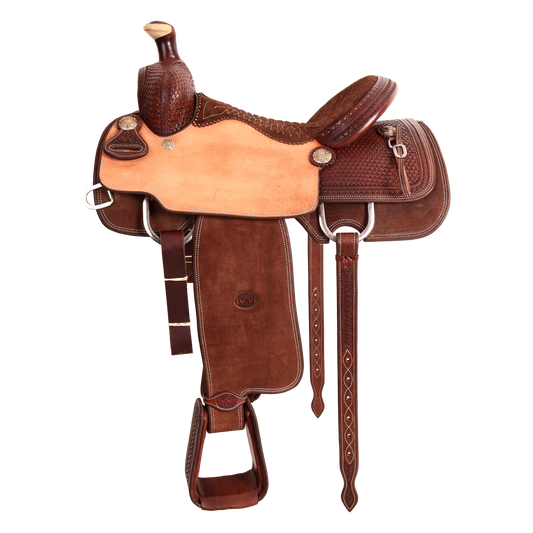 Saddle 15 OLIN YOUNG  7/8 Tooled