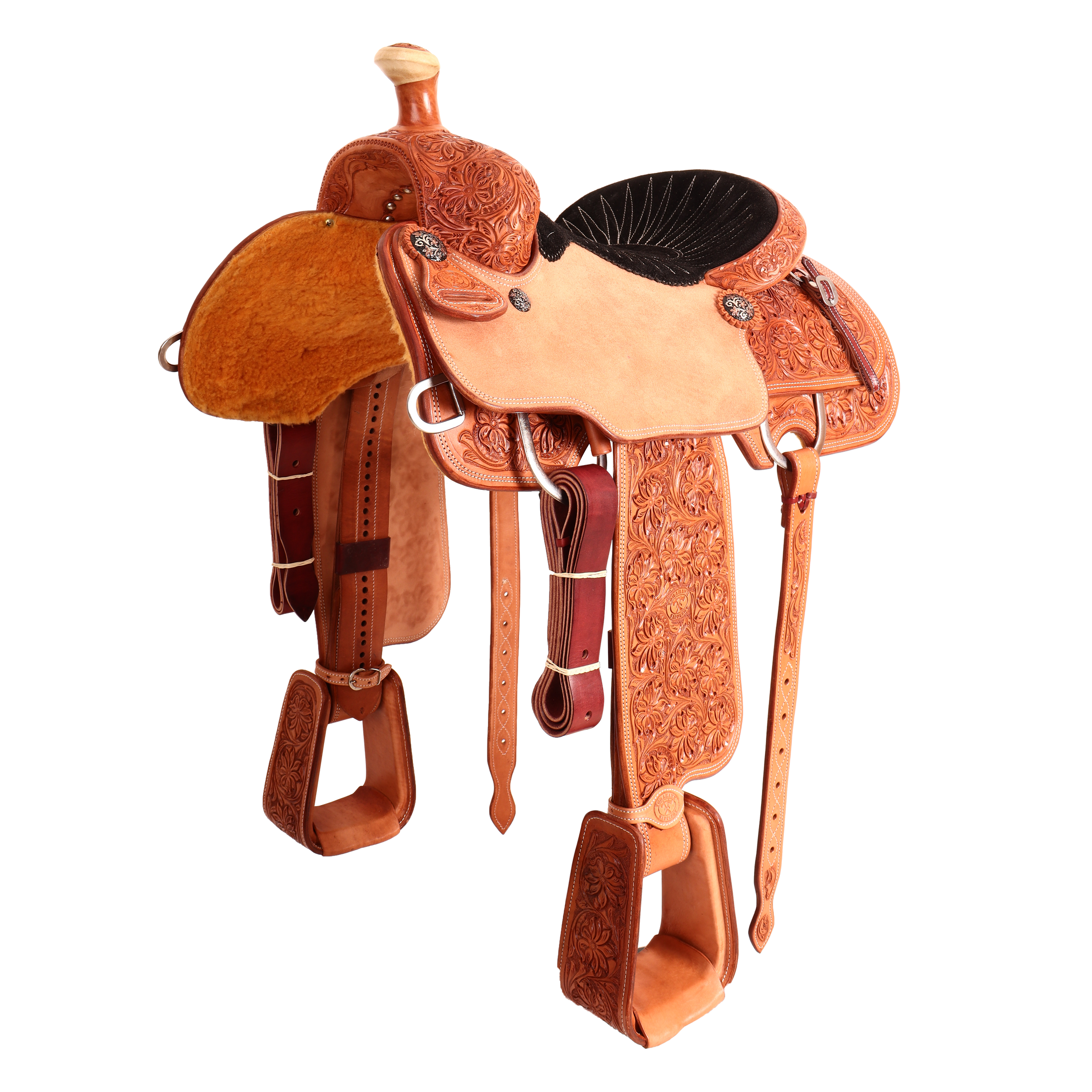 Saddle 15 OLIN YOUNG  7/8 Tooled