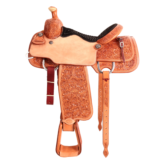 Saddle 15 OLIN YOUNG  7/8 Tooled