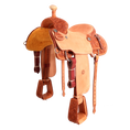 Load image into Gallery viewer, Saddle 15 MTM 3/4 Tooled

