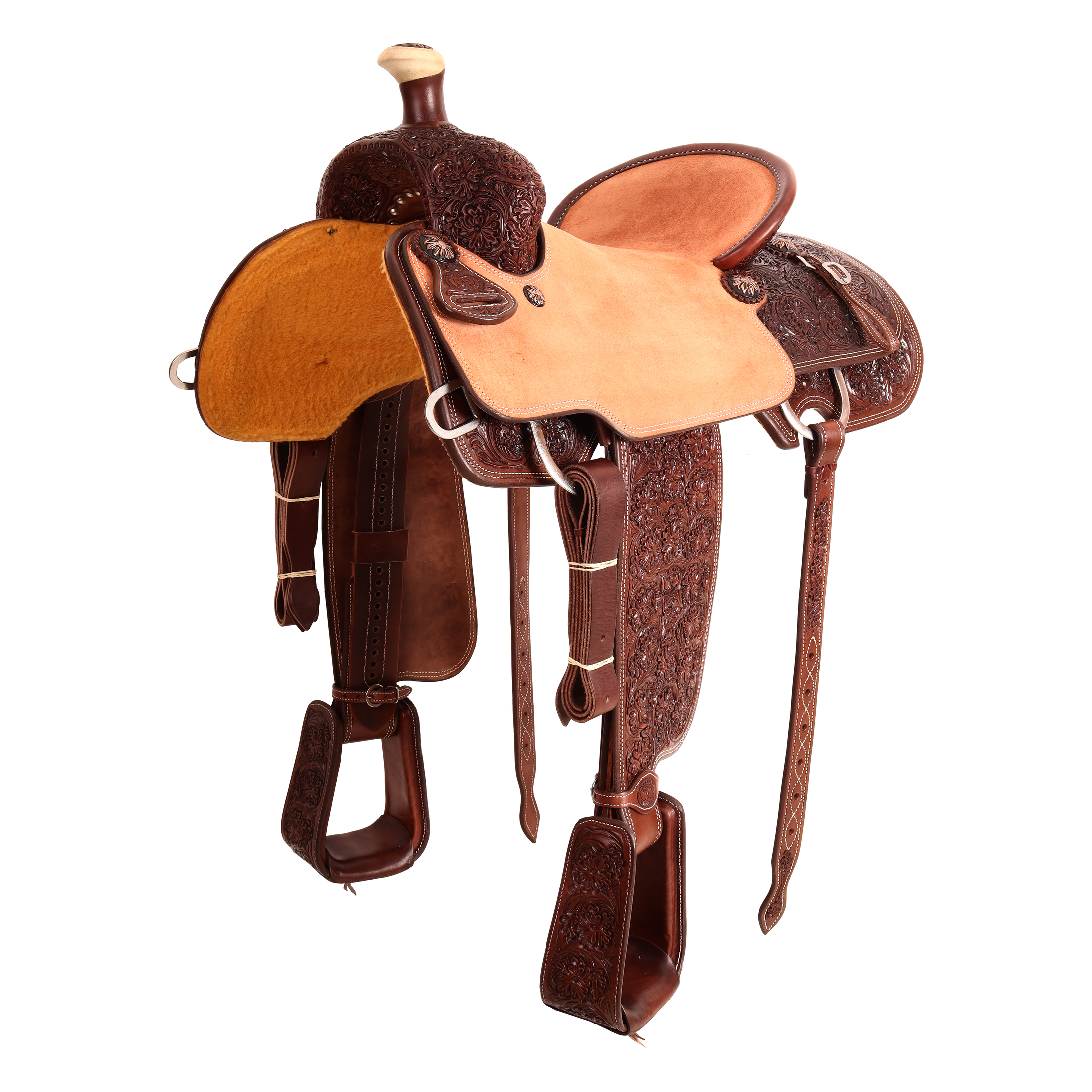 Saddle 15 OLIN YOUNG  7/8 Tooled