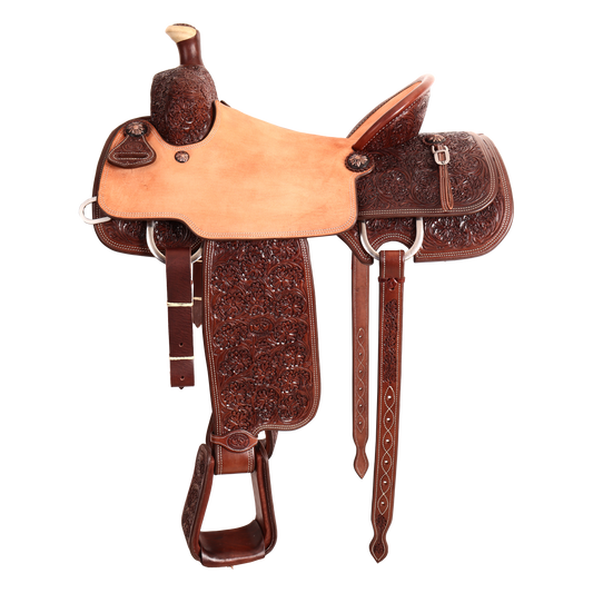 Saddle 15 OLIN YOUNG  7/8 Tooled