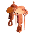 Load image into Gallery viewer, Saddle 14.5 MTM 7/8 Tooled
