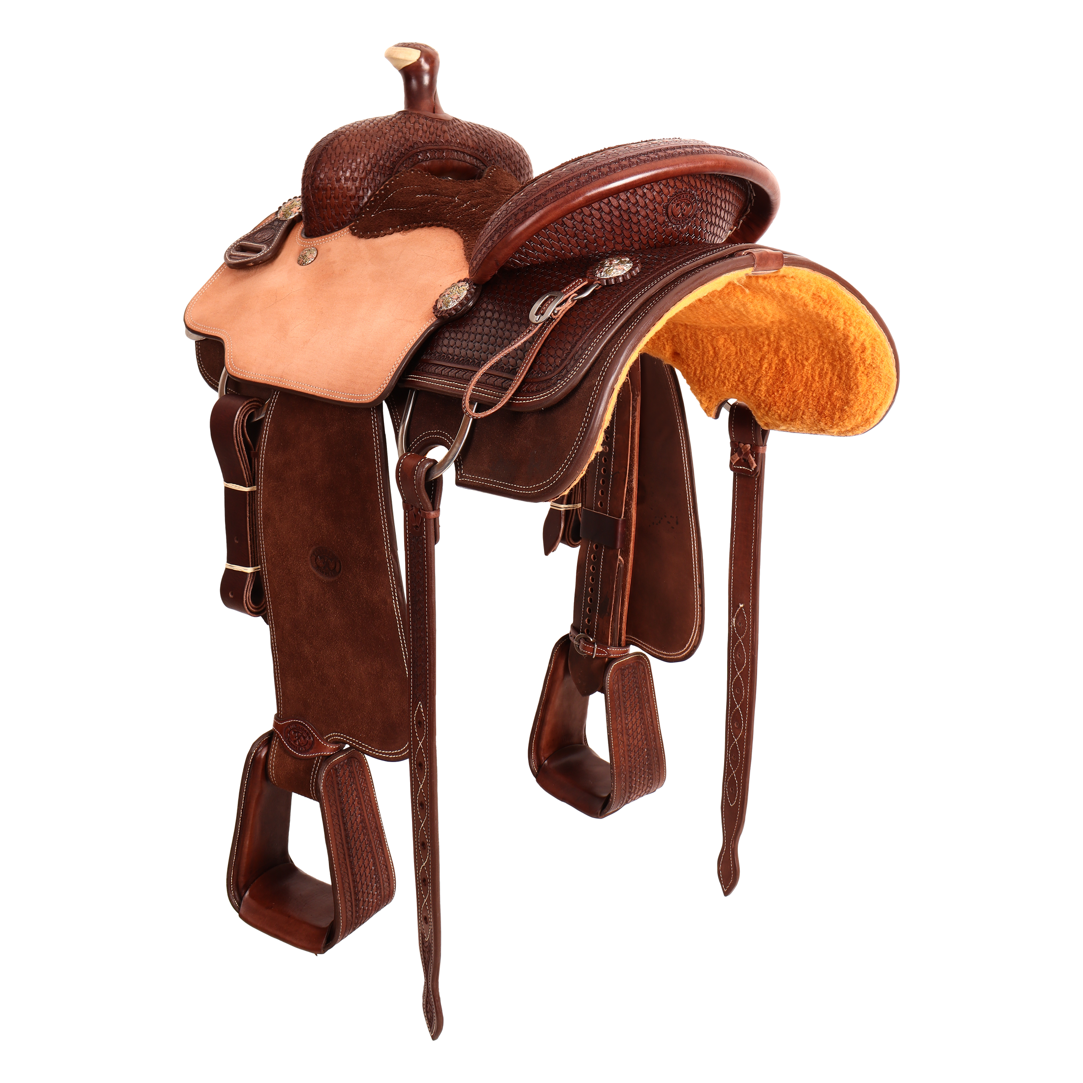 Saddle 14 OLIN YOUNG 7/8 Tooled