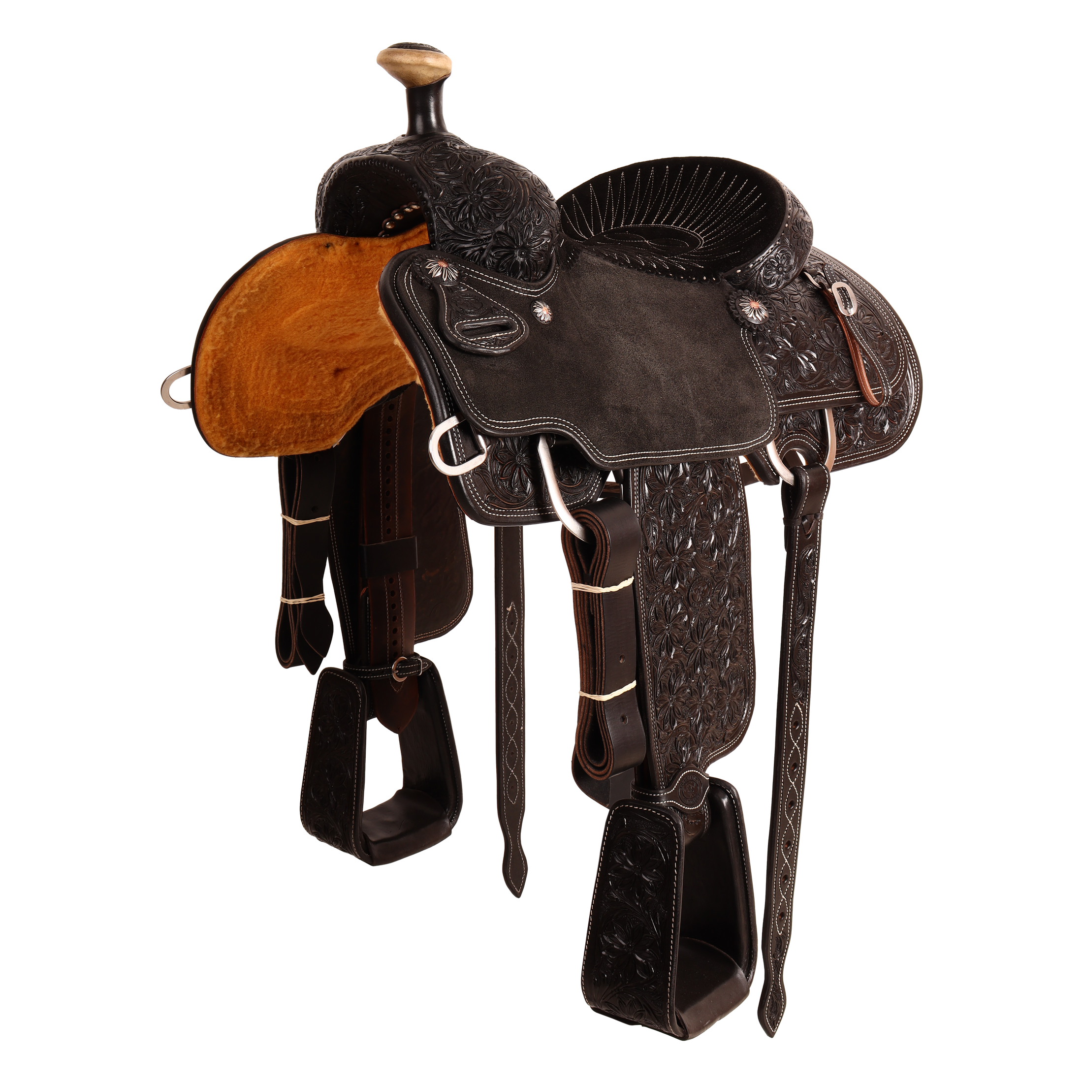 Saddle 13.5 OLIN YOUNG 7/8 Tooled