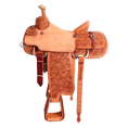 Load image into Gallery viewer, Saddle 14.5 MTM 7/8 Tooled
