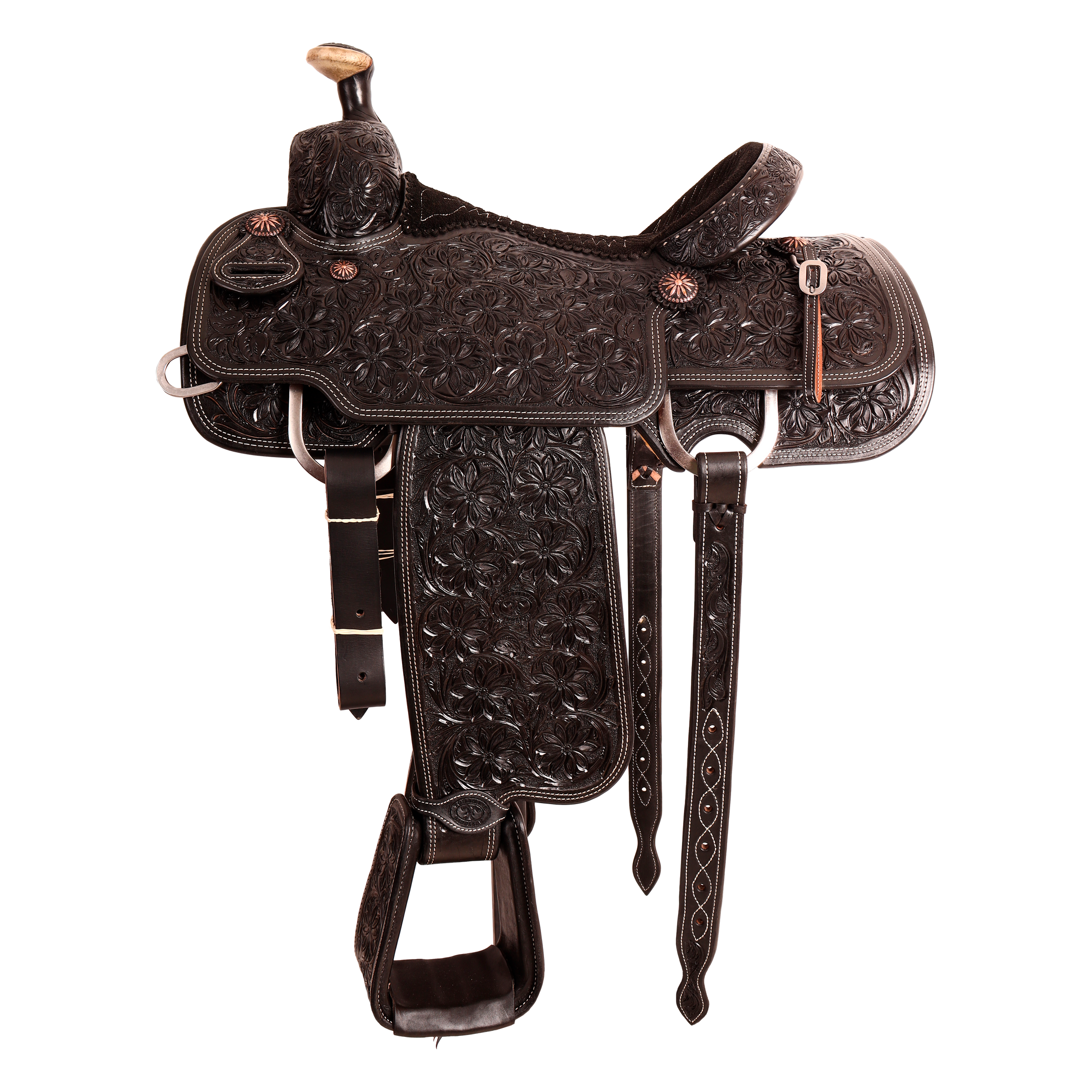 Saddle 14 OLIN YOUNG 7/8 Tooled