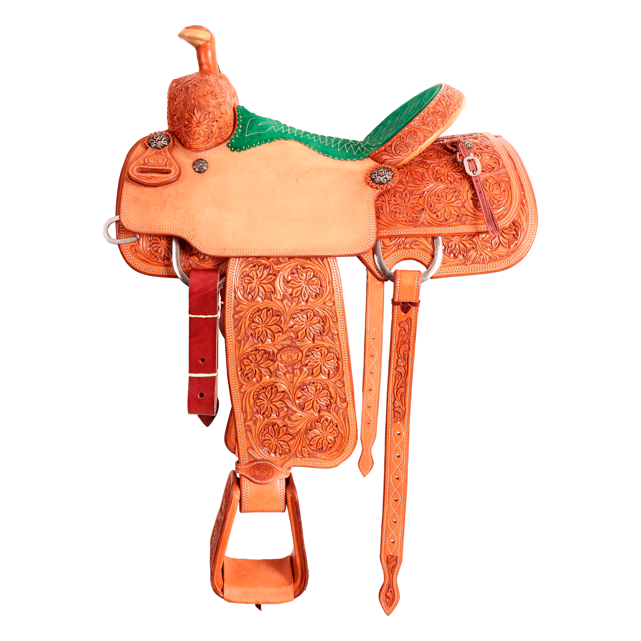 Saddle 15 OLIN YOUNG  7/8 Tooled