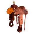 Load image into Gallery viewer, Saddle 16 MTM 3/4 TOOLED
