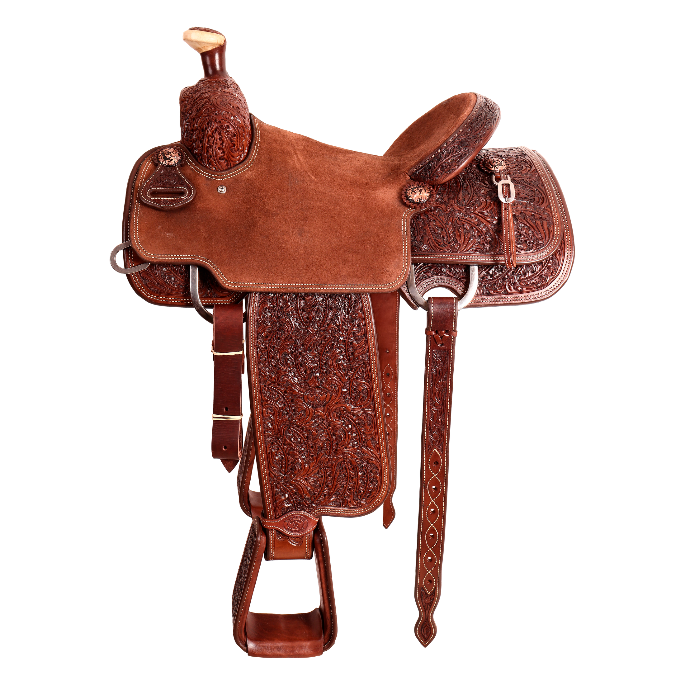 Saddle 14.5 OLIN YOUNG 7/8 Tooled