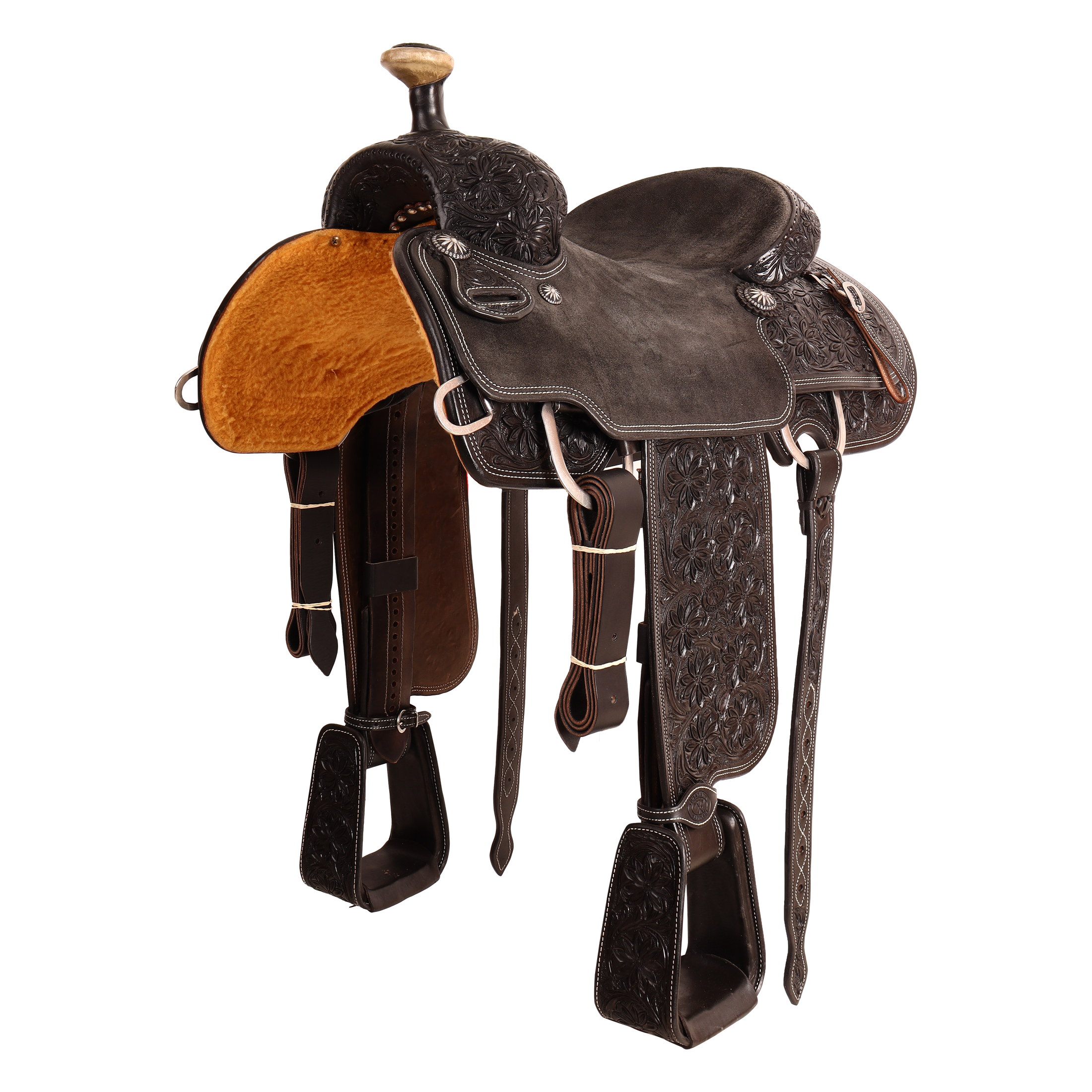 Saddle 14.5 OLIN YOUNG 7/8 Tooled