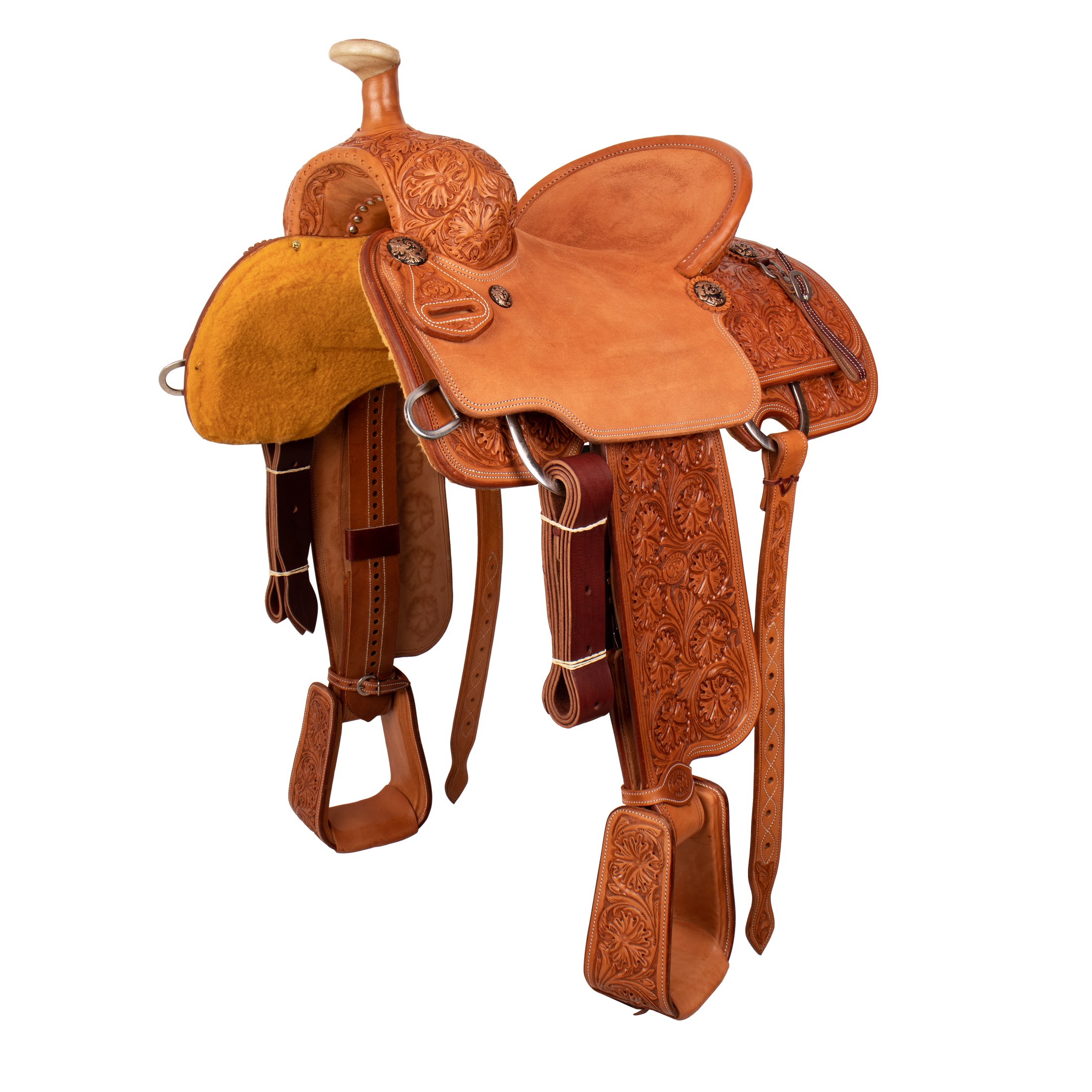 Saddle 15 CACTUS  7/8 Tooled