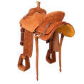 Load image into Gallery viewer, Saddle 15 CACTUS  7/8 Tooled
