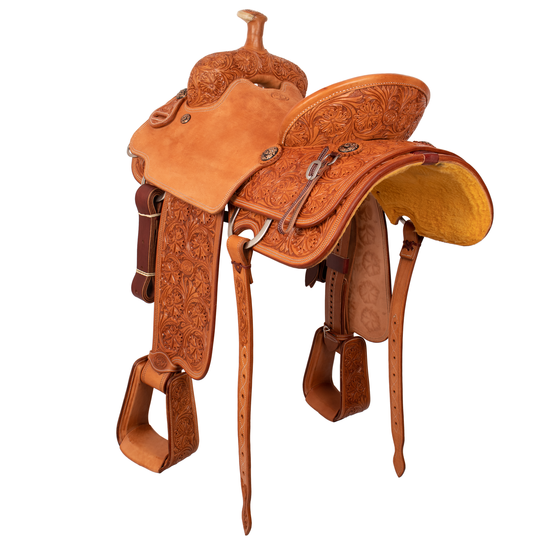 Saddle 15 CACTUS  7/8 Tooled